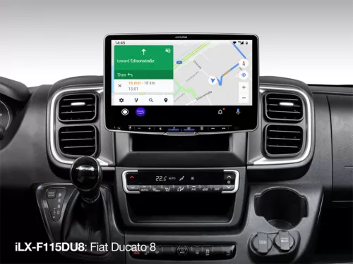 Alpine Halo 11 iLX-F115DU8 headunit for Fiat Ducato 8
