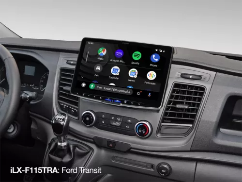 Alpine Halo 11 iLX-F115TRA head unit for Ford Transit Custom