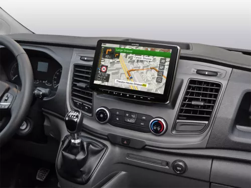 Alpine INE-F904TRA Halo 9 navi head unit for Ford Transit
