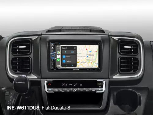 Alpine INE-W611DU8 Fiat Ducato 8 2-DIN head unit