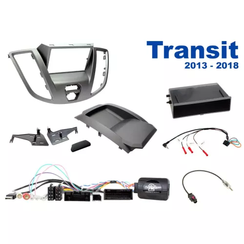 AH-KIT-FORD14 Ford Transit 13-18 1-2 DIN installation kit