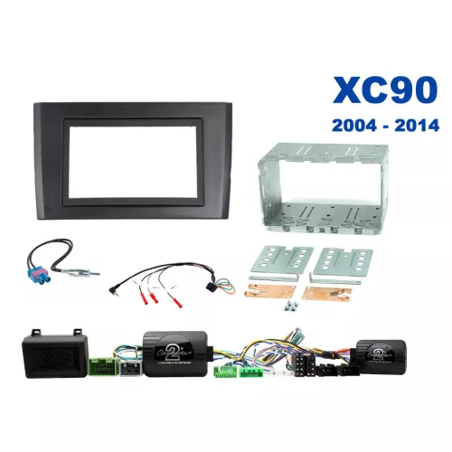 AH-KIT-VOLVO05 Volvo XC90 04-14 2-DIN installation kit
