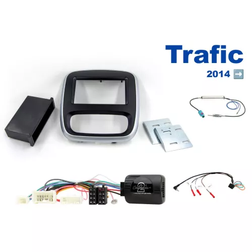 AH-KIT-REN05 Trafic 2014 -> 2-DIN installation kit
