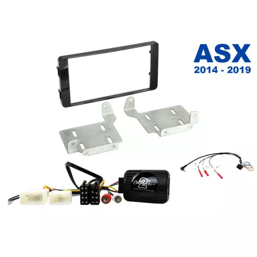 AH-KIT-MITSU03 Mitsubishi ASX 14-19 2-DIN installation kit