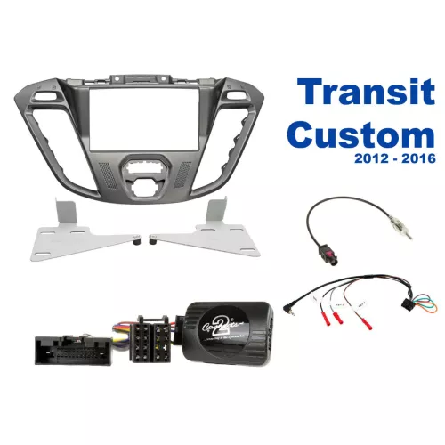 AH-KIT-FORD11 Ford Transit Custom 12-18 2-DIN installation kit