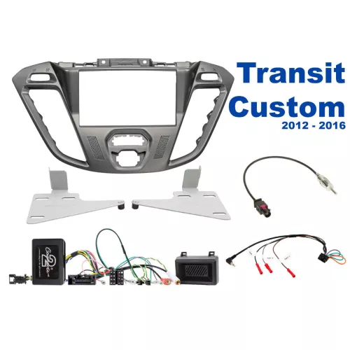 AH-KIT-FORD10 Ford Transit Custom 12-18 2-DIN installation kit
