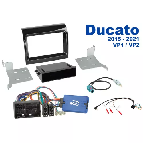 AH-KIT-FIAT04 Fiat Ducato 15-21 1-2 DIN installation kit