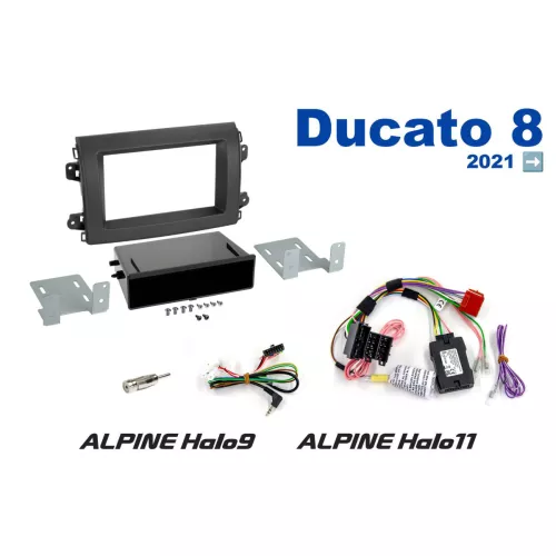 AH-KIT-FIAT01 Alpine Halo installation kit Fiat Ducato 8 2021->