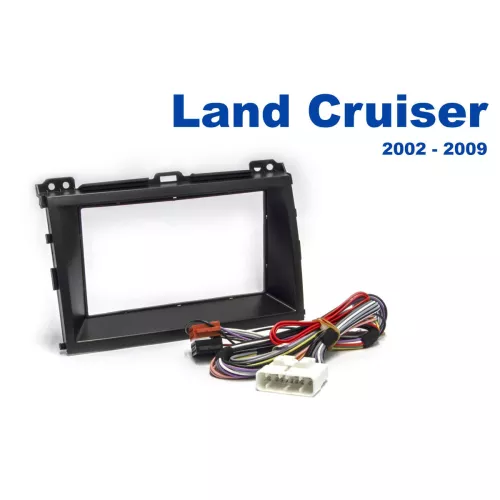 AH-KIT-TOY13 Toyota Landcruiser 02-09 2-DIN installation kit