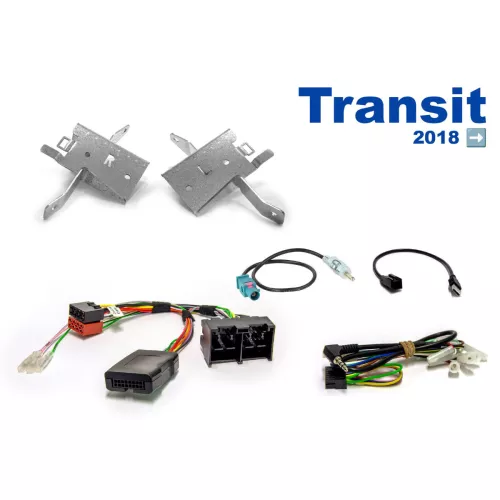 AH-KIT-FORD09 Ford Transit ja Custom 2018-> 1-DIN installation kit
