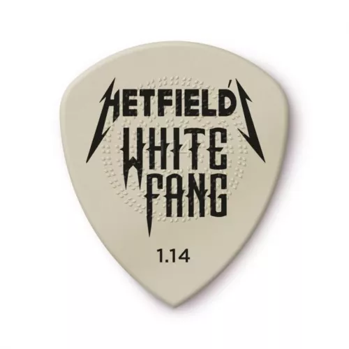 Dunlop HETFIELD WHITE FANG CUSTOM FLOW 1mm plektra, 6kpl *