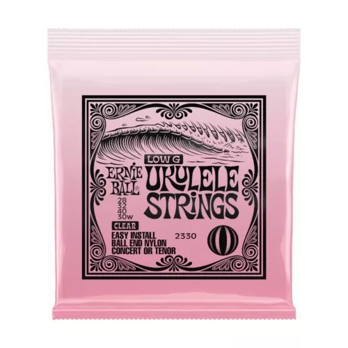Ernie Ball 2330 Ukulele Strings Low G - Clear - Ukulelen kielisetti
