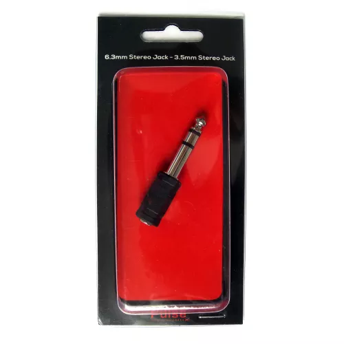 Pulse 6,3 mm stereo – 3,5 mm stereo naarasadapteri