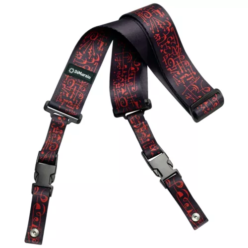 DiMarzio Steve Vai ClipLock Art Black kitarahihna
