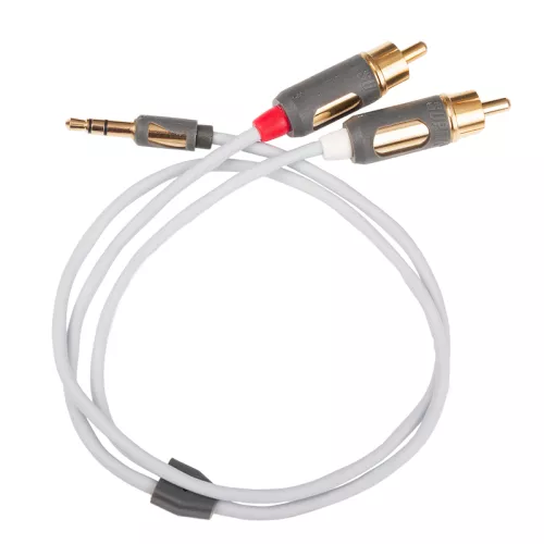 Supra Miniplug - RCA cable, 0.5m