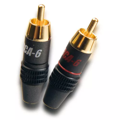 Supra RCA-6 connector, red