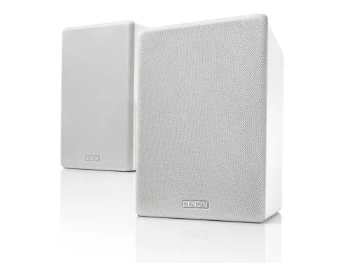 Denon CEOL SC-N10 bookshelf speaker pair, white
