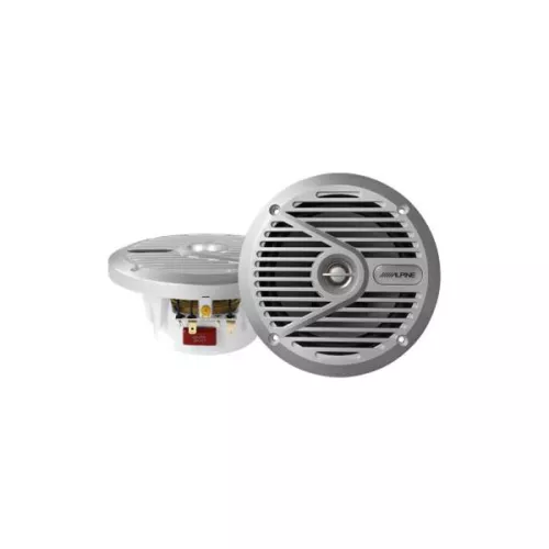 Alpine SPS-M601 6" marine speaker pair, silver
