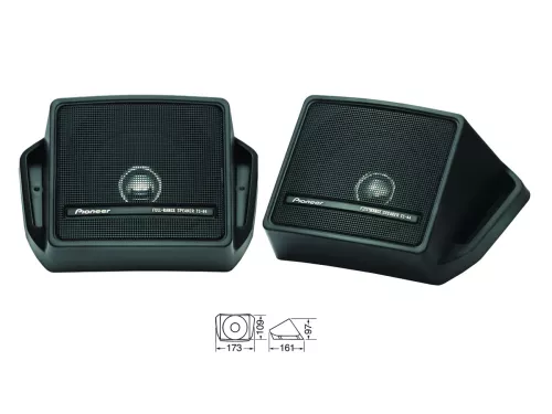 Pioneer TS-44 enclosed speakers