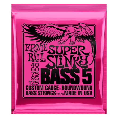 Ernie Ball EB-2824 5-string Super Slinky Bass bass string set